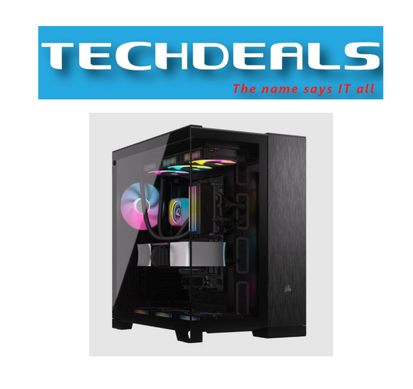 Corsair 6500X Mid-Tower Dual Chamber PC Case - Black