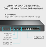 Tp-Link ER8411 Omada VPN Router with 10G Ports