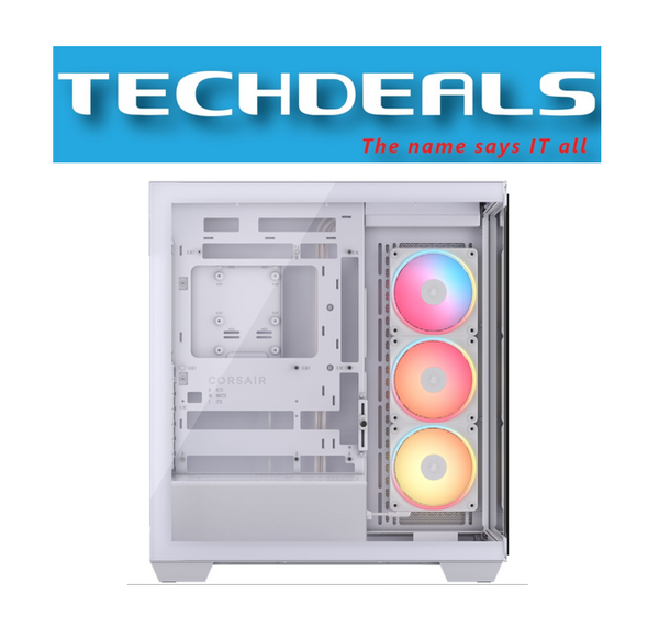 CORSAIR 3500X RGB Tempered Glass Micro ATX , White