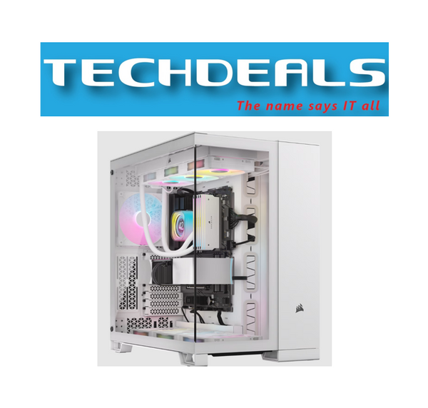 Corsair 6500X Mid-Tower Dual Chamber PC Case - White