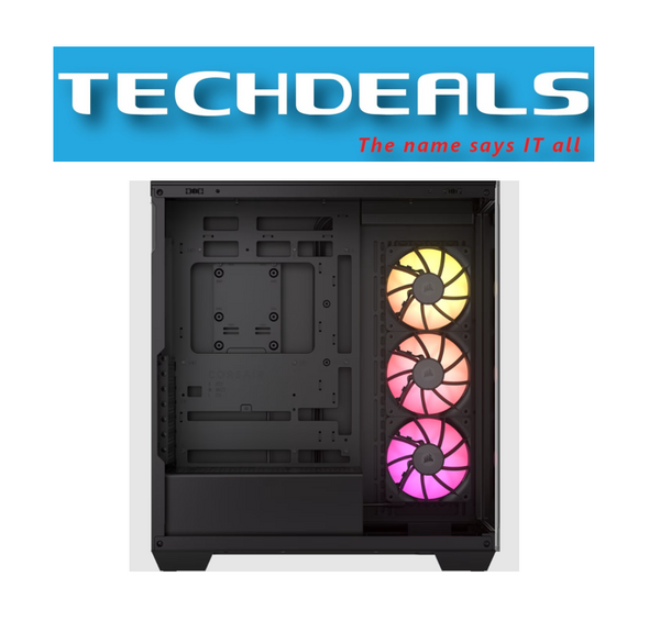 CORSAIR 3500X RGB Tempered Glass Micro ATX , Black