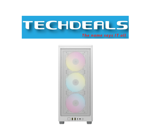 Corsair iCUE 2000D RGB Airflow Mini-ITX Case, White