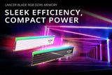 ADATA XPG LANCER BLADE RGB DDR5 6000MHZ CL30 64GB (2X32GB) - Black