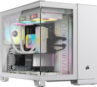Corsair 2500X Micro ATX Dual Chamber PC Case - White