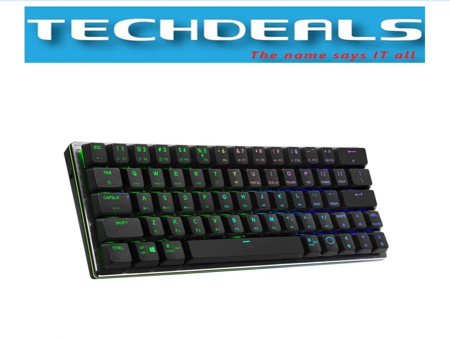 CoolerMaster SK622 Wireless 60% Mechanical Keyboard Low Profile Switch