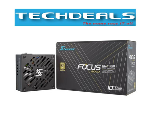 Seasonic SFX PSU/80 Plus Gold/Fully Modular/Hybrid Fan/SFX to ATX Bracket FOCUS SGX 650