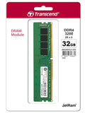 Transcend 32GB DDR4-3200 1Rx8 Udimm