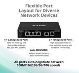 D-Link F206XT 4-Port 2.5G Multi-Gigabit 2x10G