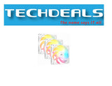 CORSAIR RS120-R ARGB 120mm PWM Reverse Fans Triple Pack, White