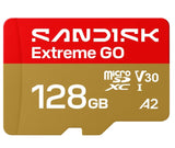 SanDisk SDSQXGN-128G Extreme GO microSD 240MB/s no adp.