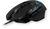 LOGITECH G502 HERO PERFORMANCE RGB MOUSE (2Y)
