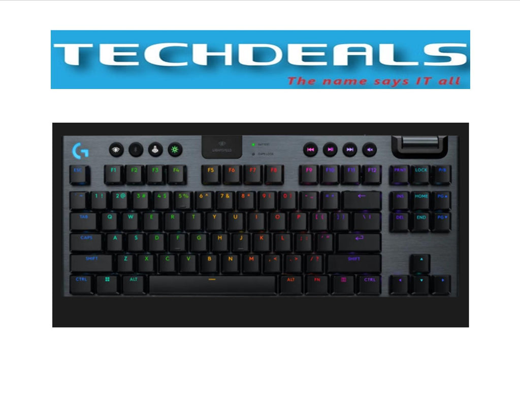 LOGITECH G915 X LIGHTSPEED TKL BLACK TACTILE,LINEAR / WHITE KB GL-TACTILE 2Y