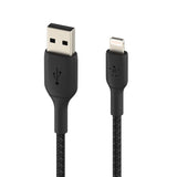 Belkin BoostCharge Pro Braided Lightning to USB-A Cable (1m / 3.3ft, Black)