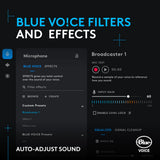 LOGI YETI GX DYNAMIC RGB GAMING MICROPHONE BLK 2Y