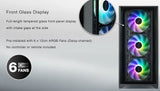 Tecware Nexus Air T3 M-Atx Case 6xARGB Fans Black
