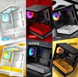 OKINOS Aqua UNO w/3 fans MATX Casing Zebra | Yolk | Canary