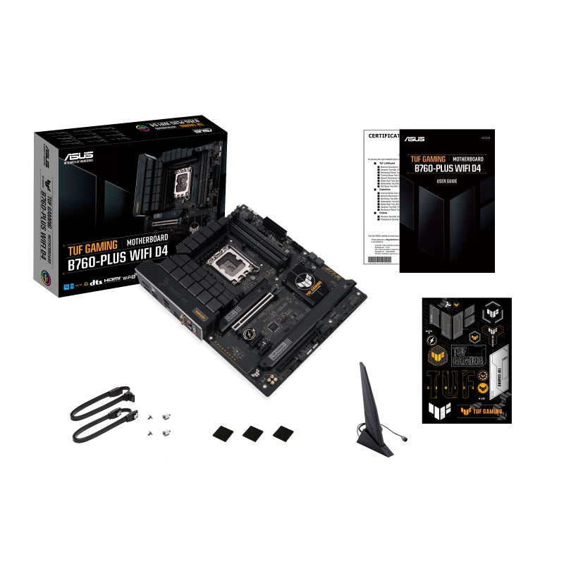 Asus TUF Gaming B760-Plus WiFi D4 ATX Motherboard for 13th and 12th Gen. Intel LGA1700 Processors