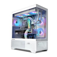 ZALMAN CHRONIX BLK/WHT ATX MID TOWER CHASSIS, 3*120mm ARGB FAN