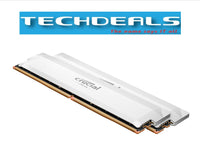 Crucial Pro DDR5-6400 32GB Kit (16GBx2) UDIMM: OC Gaming Memory White