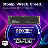 Crucial T710 1TB/2TB/4TB PCIe Gen5 NVMe 2280 M.2 SSD