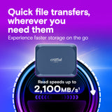 Crucial X10 Portable SSD 1TB/2TB/4TB/6TB/8TB