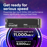 Crucial P510 2TB PCIe Gen5 NVMe M.2 SSD 1TB/2TB
