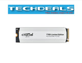 Crucial T705 PCIe 5.0 NVMe M.2 SSD with limited edition white heatsink