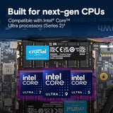 Crucial DDR5-6400 CSODIMM 16GB 24GB 32GB