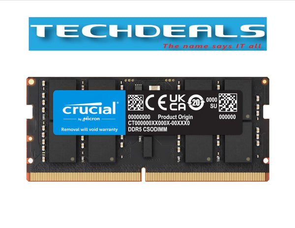 Crucial DDR5-6400 CSODIMM 16GB 24GB 32GB