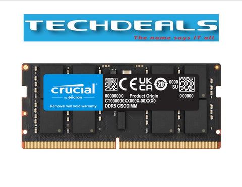 Crucial DDR5-6400 CSODIMM 16GB 24GB 32GB