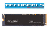 Crucial T500 4TB PCIe Gen4 NVMe M.2 SSD 500GB/1TB/2TB/4TB