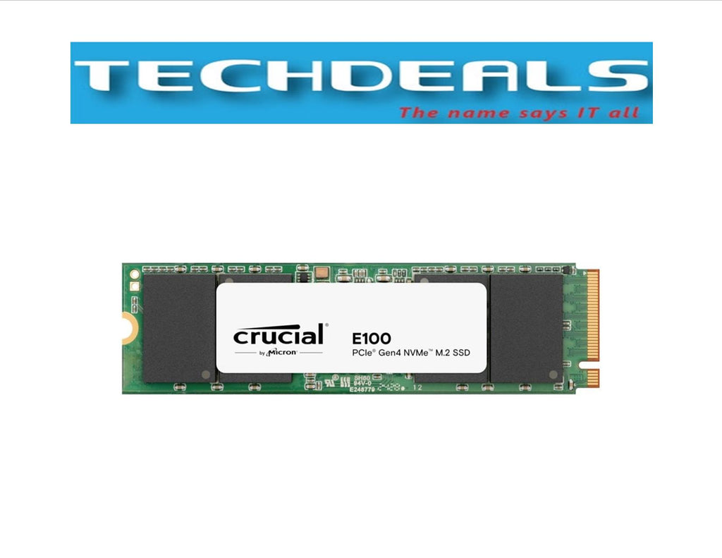 Crucial 480GB E100 PCIe Gen4 NVMe M.2 Internal Solid State Drive
