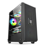 Comstars 2606M mATX Side TG Case w/4*12cm ARGB Fans