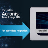 Crucial MX500 3D NAND SATA 2.5 inch 7mm (with 9.5mm adapter) Internal SSD - 4TB