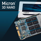 Crucial MX500 3D NAND SATA 2.5 inch 7mm (with 9.5mm adapter) Internal SSD - 4TB