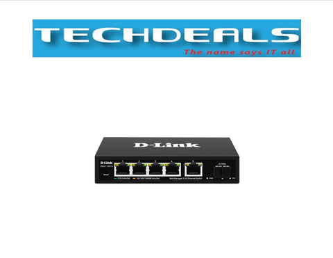 D-Link DMS-F106TS 5-port 2.5G with 1-Port SFP+ Web Management Desktop Switch