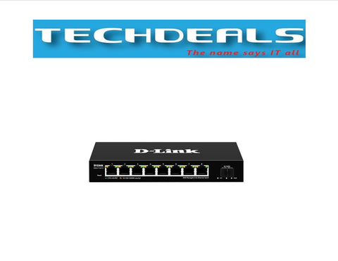 D-Link DMS-F109TS 8-port 2.5G with 1-Port SFP+ Web Management Desktop Switch