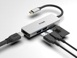 D-Link 5-in-1 USB-C Hub with HDMI and SD/microSD Card Reader DUB-M530