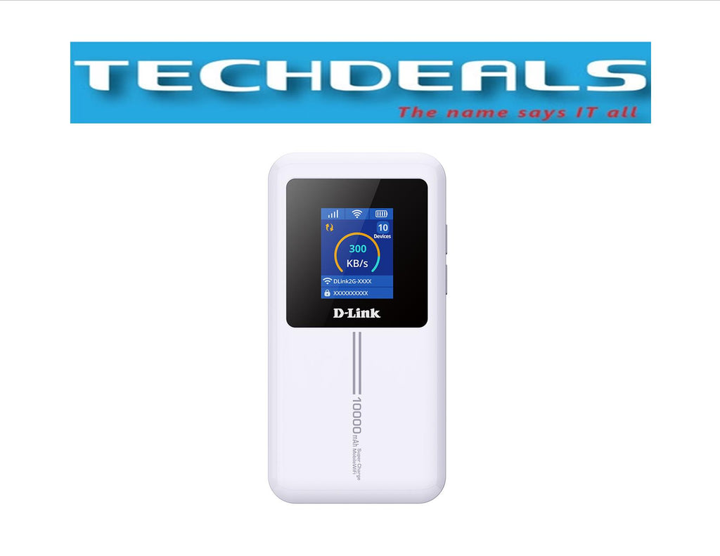 D-Link DWR-940M 4G Cat4 Wi-Fi 6 Mobile Hotspot, 10000mAh