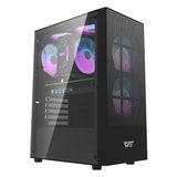 DarkFlash A290 ATX TG Case w/3x12cm ARGB Fans - Black