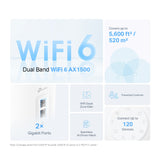 Tp-Link Deco X10 AX1500 Whole Home Mesh Wi-Fi 6 System