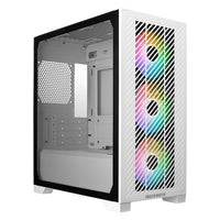 COOLER MASTER ELITE 301 m-ATX CASE WITH T.G BLACK/WHITE 4 FANS