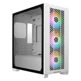 COOLER MASTER ELITE 301 m-ATX CASE WITH T.G BLACK/WHITE 4 FANS