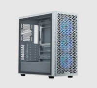COOLER MASTER ELITE 502 ATX CASE WITH T.G BLACK/WHITE 3 FANS