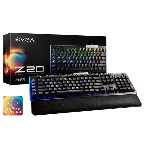 Evga Z20 RGB Optical Mechanical (Linear Switch) Gaming Keyboard