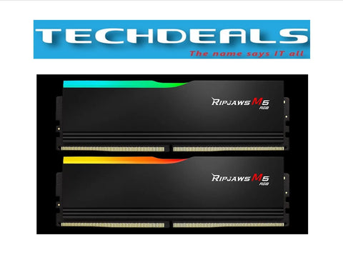 G.Skill Ripjaws M5 RGB DDR5-6000 CL30-40-40-96 1.40V 64GB (2x32GB) Intel XMP Black/White