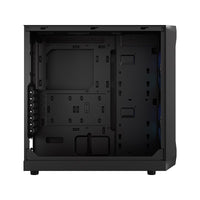 Fractal Design Focus 2 ATX Case w/2*Aspect 14 RGB Fans - Black TG Clear Tint