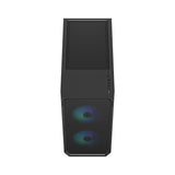 Fractal Design Focus 2 ATX Case w/2*Aspect 14 RGB Fans - Black TG Clear Tint