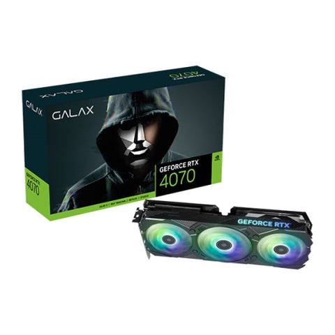 Galax GeForce RTX 4070 EX Gamer 1-Click OC 12GB GDDR6X Graphics Card