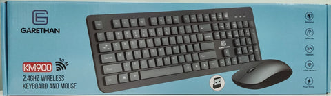 Garethan KM900 2.4Ghz Wireless Keyboard and Mouse Combo